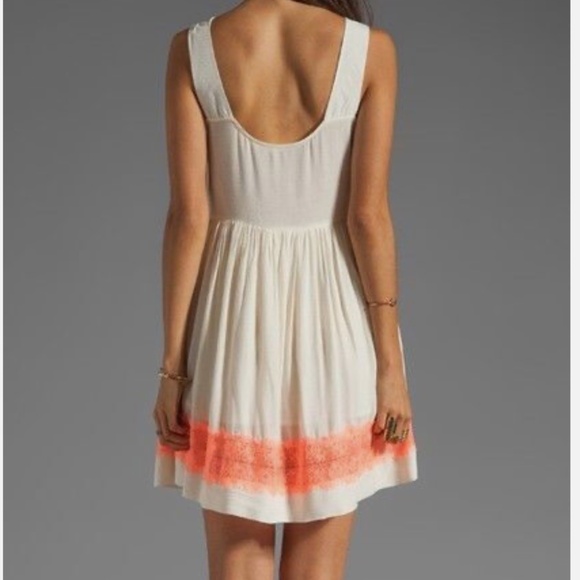 Free People Georgia Dress  in Alabaster sz 4 NWT - Picture 4 of 5